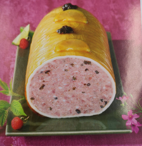 GALANTINE DE CHEVREUIL SAUVAGE AUX GIROLLES